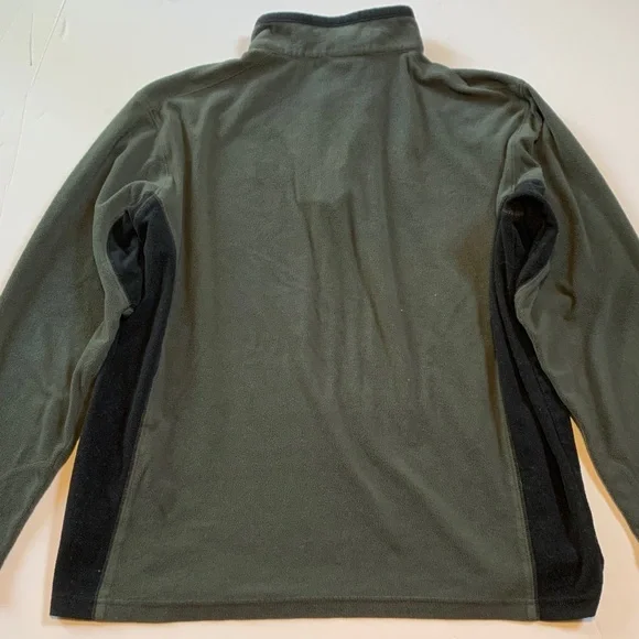 Men’s large Columbia gray and Black Fleece quarter zip - Picture 5 of 5